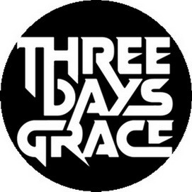 THREE DAYS GRACE: Logo (jelvény, 2,5 cm) 