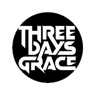 THREE DAYS GRACE: Logo (nagy jelvény, 3,7 cm)