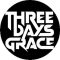 THREE DAYS GRACE: Logo (nagy jelvény, 3,7 cm)