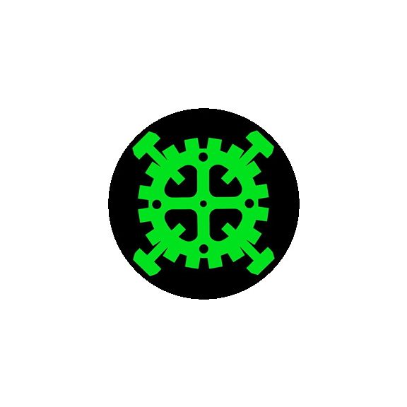 TYPE O NEGATIVE: Gear Logo (jelvény, 2,5 cm) TYPE O NEGATIVE: Gear Logo (jelvény, 2,5 cm)