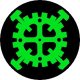 TYPE O NEGATIVE: Gear Logo (nagy jelvény, 3,7 cm)
