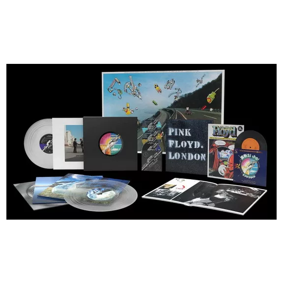 PINK FLOYD: Wish You Were Here 50th Anniversary (box, 4LP, 2CD, Blu-ray, 7" single)