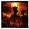 DEICIDE: To Hell With God (9,5 cm x 9,5 cm) (felvarró) 