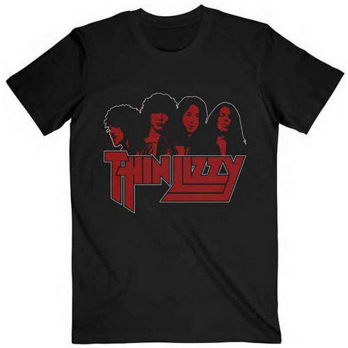 THIN LIZZY: Band Photo Logo (póló)
