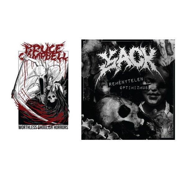 JACK/BRUCE CAMPBELL: Reménytelen optimizmus/Worthless Ghoulish Horrors(LP, split single) JACK/BRUCE CAMPBELL: Reménytelen optimizmus/Worthless Ghoulish Horrors(LP, split single)