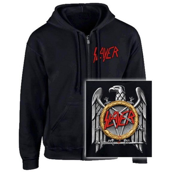 SLAYER: Eagle ((kapucnis pulóver, cipzáros) SLAYER: Eagle ((kapucnis pulóver, cipzáros)