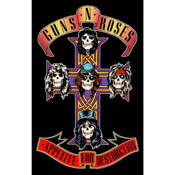 GUNS N' ROSES: Appetite For Destruction (zászló) GUNS N' ROSES: Appetite For Destruction (zászló)