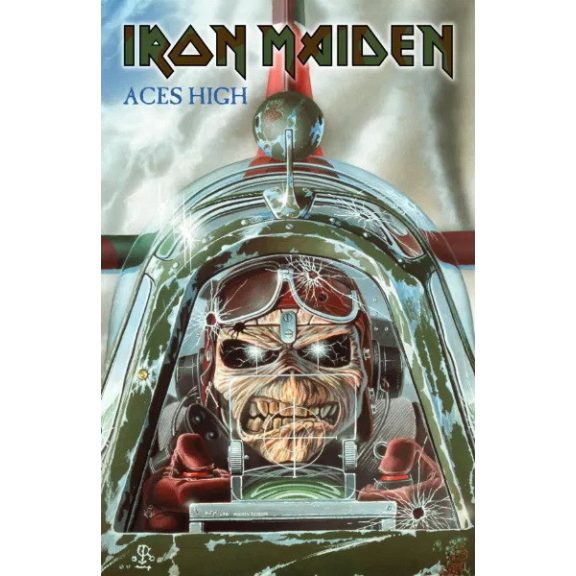 IRON MAIDEN: Aces High (zászló) IRON MAIDEN: Aces High (zászló)