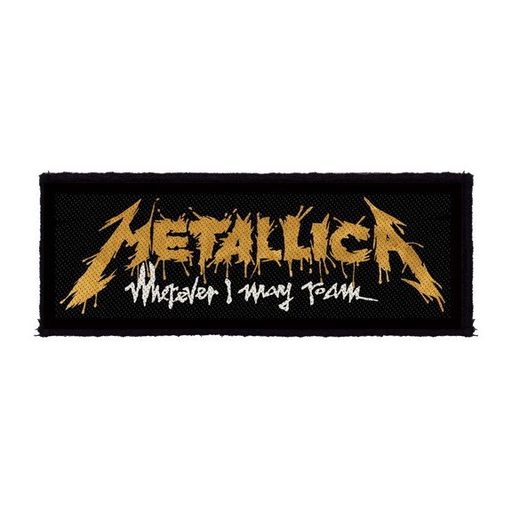METALLICA: Whatever I May Roam (15 cm x 5 cm) (felvarró) METALLICA: Whatever I May Roam (15 cm x 5 cm) (felvarró)