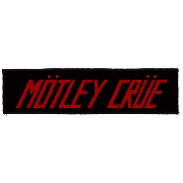 MÖTLEY CRÜE: Logo Superstip (22 cm x 5 cm) (felvarró)