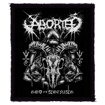 ABORTED: God Of Nothing (8 cm x 9,5 cm) (felvarró)
