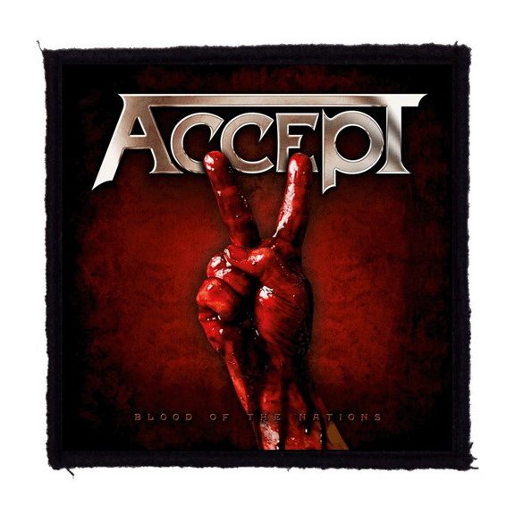 ACCEPT: Blood Of The Nations (9,5 cm x 9,5 cm) (felvarró) ACCEPT: Blood Of The Nations (9,5 cm x 9,5 cm) (felvarró)
