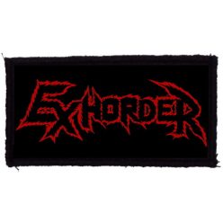 EXHORDER: Logo (9 cm x 4,5 cm) (felvarró)