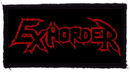 EXHORDER: Logo (9 cm x 4,5 cm) (felvarró)