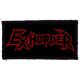 EXHORDER: Logo (9 cm x 4,5 cm) (felvarró)