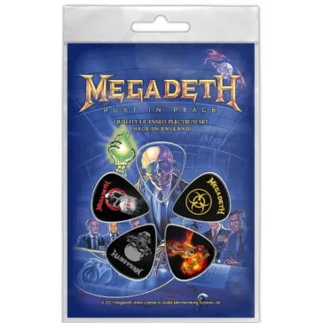 MEGADETH - Rust In Peace (5 db pengető, 1 mm vastag)