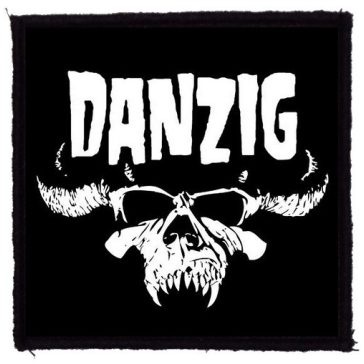 DANZIG: Skull (9,5 cm x 9,5 cm)