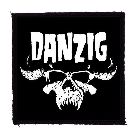 DANZIG: Skull (9,5 cm x 9,5 cm) DANZIG: Skull (9,5 cm x 9,5 cm)