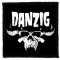DANZIG: Skull (9,5 cm x 9,5 cm)