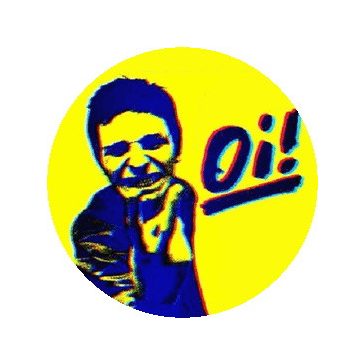 OI: Oi! (nagy jelvény, 3,7 cm) 