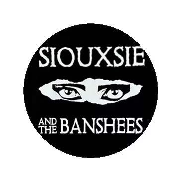 SIOUXSIE AND THE BANSHEES: Eyes (nagy jelvény, 3,7 cm) 