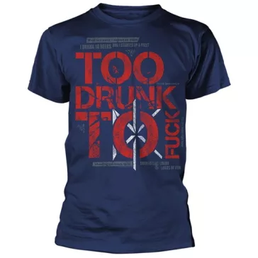 DEAD KENNEDYS: Too Drunk To Fuck (navy) (póló)