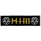 HIM: Logo Superstrip (22 cm x 5 cm) (felvarró)