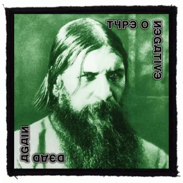TYPE O NEGATIVE: Dead Again (9,5 cm x 9,5 cm) (felvarró)