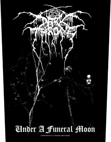 DARKTHRONE: Under A Funeral Moon (hátfelvarró / backpatch)