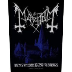   MAYHEM: De Mysteriis Dom Sathanas (hátfelvarró / backpatch)