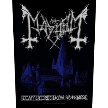   MAYHEM: De Mysteriis Dom Sathanas (hátfelvarró / backpatch)