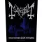 MAYHEM: De Mysteriis Dom Sathanas (hátfelvarró / backpatch)