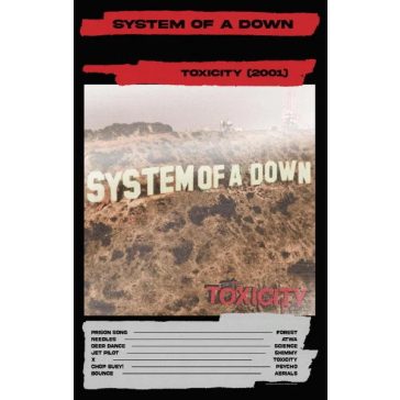 SYSTEM OF A DOWN: Toxicity (zászló, 65x106 cm)