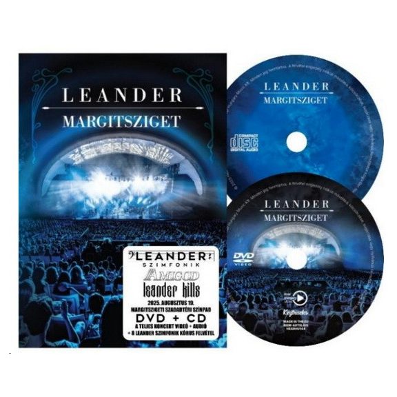 LEANDER KILLS: Margitsziget (CD+DVD) LEANDER KILLS: Margitsziget (CD+DVD)