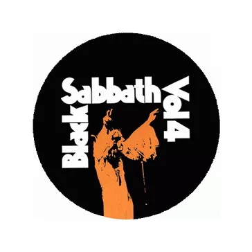 BLACK SABBATH: Vol.4. (nagy jelvény, 3,7 cm)