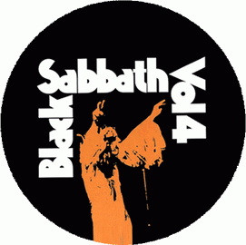 BLACK SABBATH: Vol.4. (nagy jelvény, 3,7 cm)