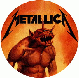 METALLICA: Jump In The Fire (nagy jelvény, 3,7 cm)