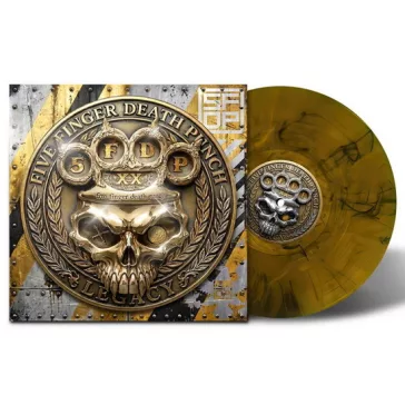 FIVE FINGER DEATH PUNCH: Legacy (LP, amber wave, indie)