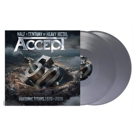 ACCEPT: Teutonic Titans 1976-2026 (2LP, silver) ACCEPT: Teutonic Titans 1976-2026 (2LP, silver)
