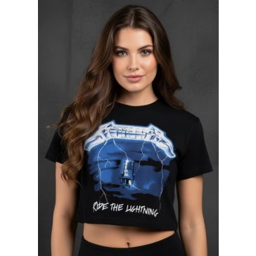 METALLICA: Ride The Lightning (ladies crop top)