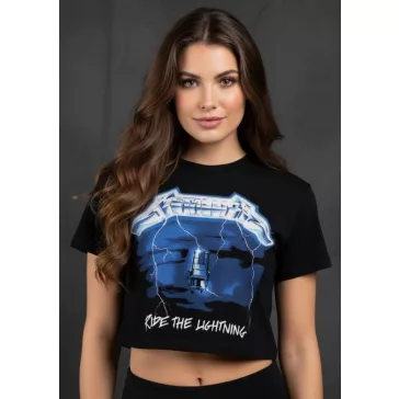 METALLICA: Ride The Lightning (ladies crop top)