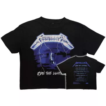 METALLICA: Ride The Lightning (ladies crop top)