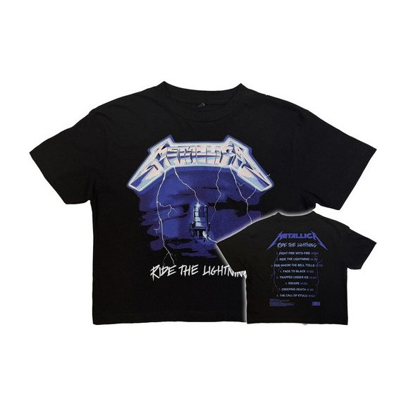 METALLICA: Ride The Lightning (ladies crop top) METALLICA: Ride The Lightning (ladies crop top)