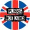 PUNKS NOT DEAD - Flag (3,7 cm) (nagy jelvény, 3,7 cm)