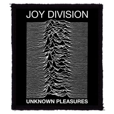   JOY DIVISION: Unknown Pleasures (80x95) (8 cm x 9,5 cm) (felvarró)