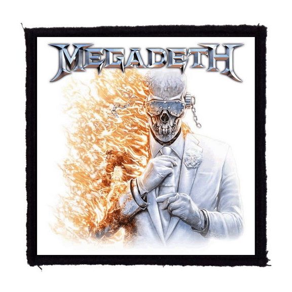 MEGADETH: Megadeth Flames (95x95) (9,5 cm x 9,5 cm) (felvarró) MEGADETH: Megadeth Flames (95x95) (9,5 cm x 9,5 cm) (felvarró)